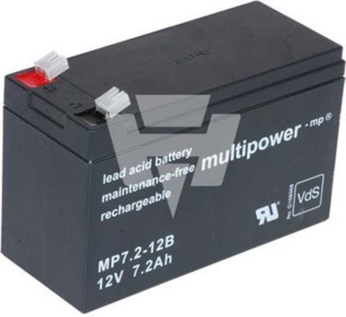 Hückmann Multipower Blei-Akku MP7,2-12BPb12V/7,2Ah 130628