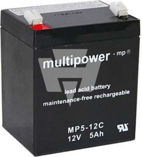 Hückmann Multipower Blei-Akku MP5-12C Pb12V/5Ah 117740