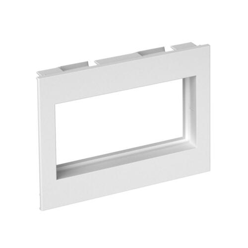 Rehau Rahmen 2-fach f.Modul 45 reinweiß BRK CF2 M45 rws Rehau Rahmen 2-fach f.Modul 45 reinweiß BRK CF2 M45 rws