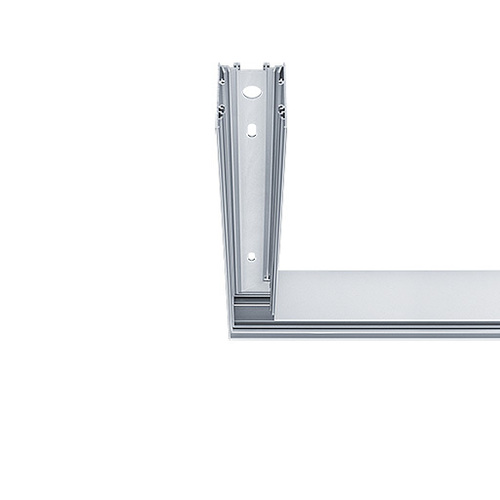 Zumtobel Group Eck-Kanal f.LED-Lichtlinie silber SLN2-C CL MSC L795SR