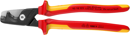 Knipex-Werk VDE StepCut XL Kabelschere 95 18 225