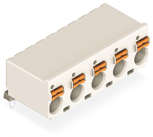 WAGO GmbH & Co. KG 1-Leiter-THR-Federleiste abgewinkelt, lichtgr 2092-4373/200-000