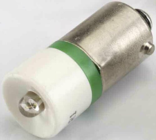 Eao LED BA9s grün 24mm 24VAC/DC 15mA 10-2512.1145
