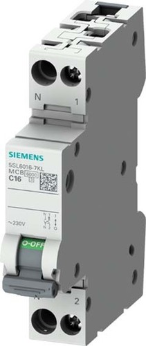 Siemens Dig.Industr. Leitungsschutzschalter 1Npolig/1TE,N,li,C40 5SL6040-7KL Siemens Dig.Industr. Leitungsschutzschalter 1Npolig/1TE,N,li,C40 5SL6040-7KL
