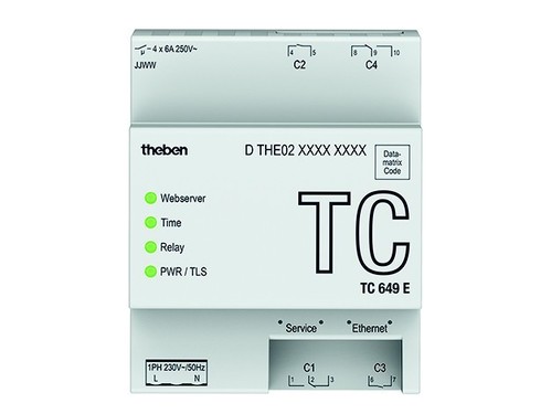 Theben Zeitschaltuhr digital LAN, Astro 4TE TC649E