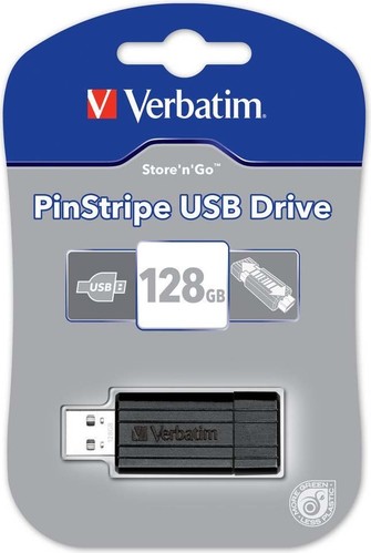 Verbatim USB-Stick 128GB 2.0 schwarz 49071