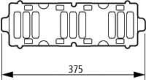 Eaton Schienenträger f. CU3x40x10 SH1603/4