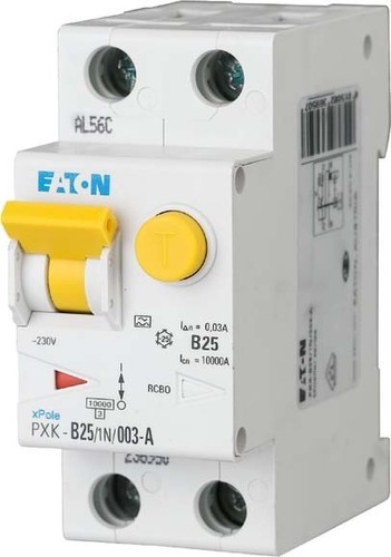 Eaton FI/LS Kombination 25 A, 300 mA, C PXK-C25/1N/03-F