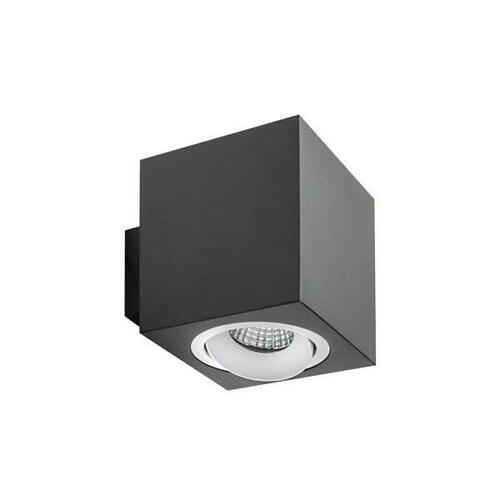 Brumberg Leuchten Wand-Anbaumodul quadr. schwarz/weiß 45212560