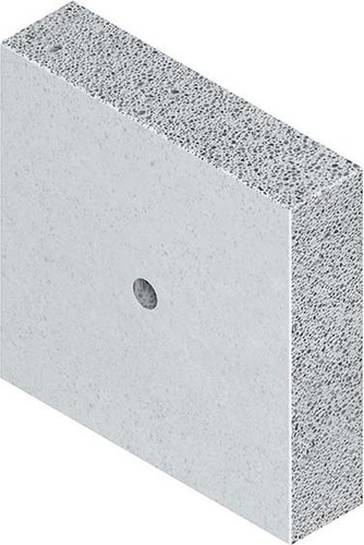 Niedax Brandschutzplatte Loch 10mm 120x120x30 BSP 120.120.30