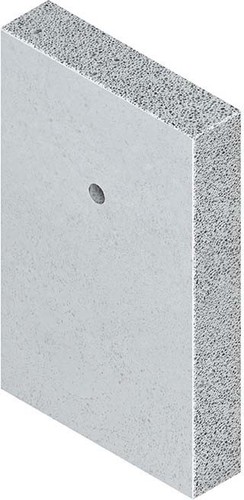 Niedax Brandschutzplatte Loch 10mm 195x120x30 BSP 195.120.30