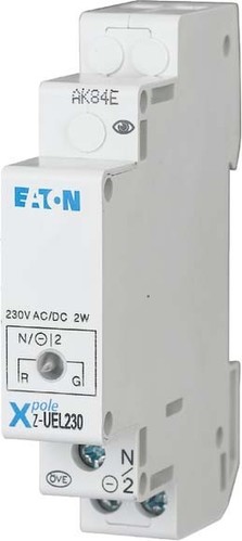 Eaton Einzelleuchte 230AC/DC, rot/grün Z-UEL230