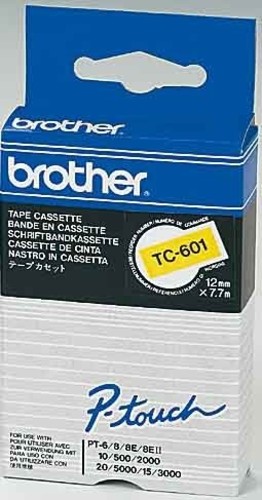 Brother Schriftbandkassette BF.gelb/DF.schwarz TC-601