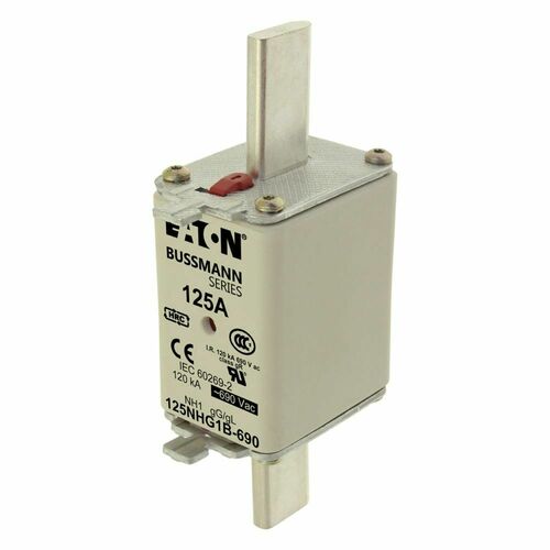 Eaton Sicherungseinsatz Nieders. 125A AC 690V 120kA 125NHG1B-690