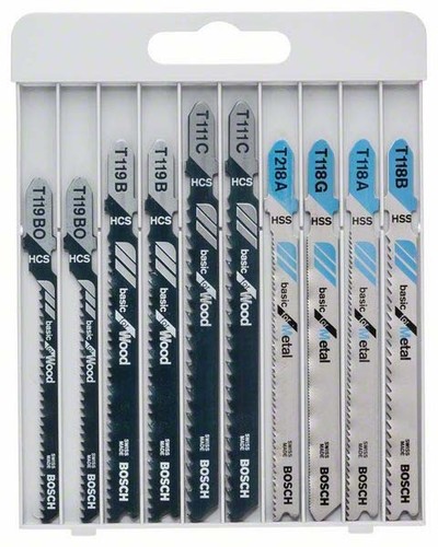 Bosch Power Tools Stichsägeblatt Set Holz Metal 2607010630