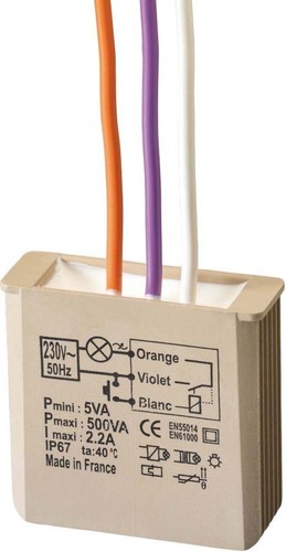 Grothe Treppenlicht-Zeitschalter UP 2min-4Std.3-500W MTM500E