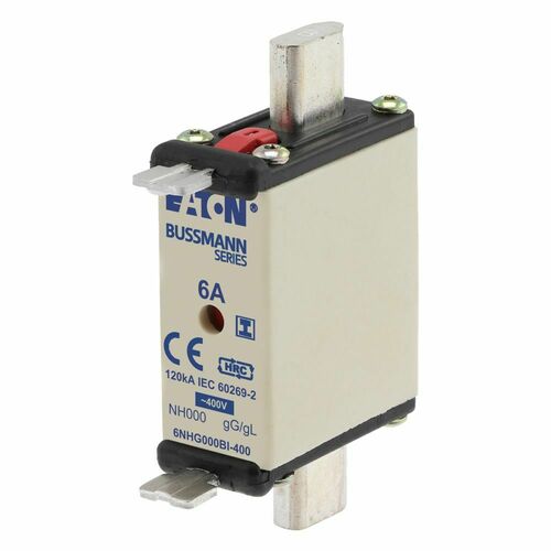 Eaton Sicherungseinsatz Nieders. 6A AC 400V 120kA 6NHG000BI-400