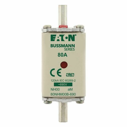 Eaton Sicherungseinsatz Nieders. 80A AC 690V 120kA 80NHM00B-690
