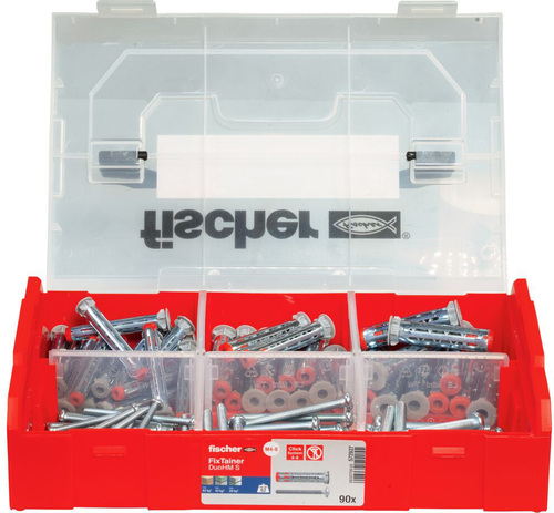 Fischer Deutschl. FixTainer DuoHM TX (90) Box mit 90 Dübeln 572927
