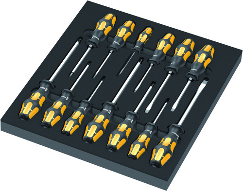 Wera Werk 9714 Schaumeinlage 13-tlg Schraubendreher Set 5150105001