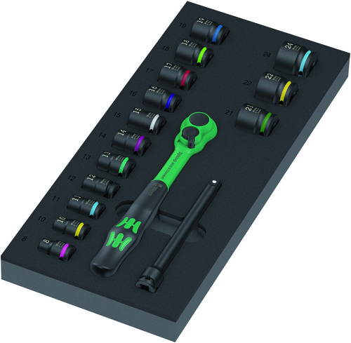 Wera Werk 9724 Schaumstoffeinlage 8010 B Set 1,16-tlg 5150114001