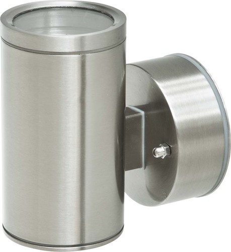 EVN Lichttechnik Wandleuchte 1-flg. edelstahl 230V GU10 35W IP65 103100