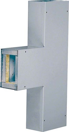 Tehalit T-Stück z Brandschutzkanal 100x160mm verzinkt R3056VERZ