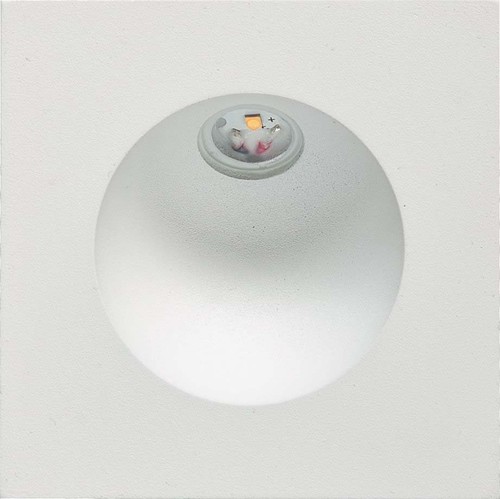 EVN Lichttechnik P-LED Wandeinbauleuchte IP54 700mA 2W 3000K P20402 weiß