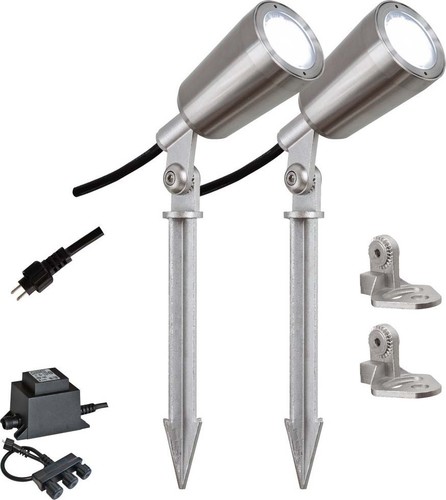 EVN Lichttechnik P-LED Spot 2-fl. edelstahl IP68 12V 7W 3000K PC680601-2 EVN Lichttechnik P-LED Spot 2-fl. edelstahl IP68 12V 7W 3000K PC680601-2