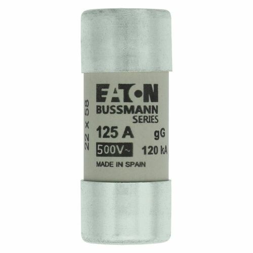 Eaton Sicherungseinsatz Nieders. 125A AC 400V 120kA CYLINDRICA#C22G125