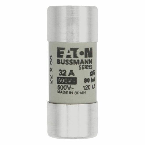 Eaton Sicherungseinsatz Nieders. 32A AC 690V 80kA CYLINDRICA#C22G32