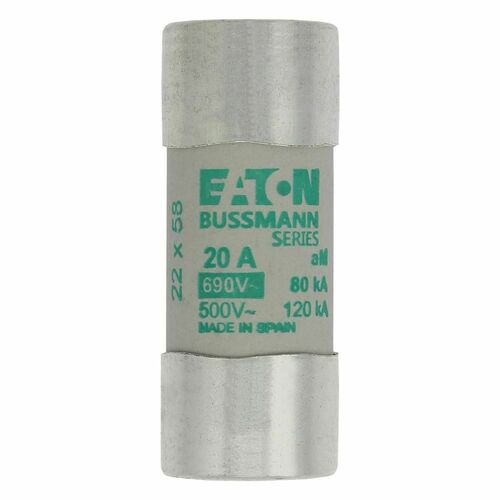 Eaton Sicherungseinsatz Nieders. 20A AC 690V 80kA CYLINDRICA#C22M20