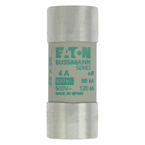 Eaton Sicherungseinsatz Nieders. 4A AC 690V 80kA CYLINDRICA#C22M4