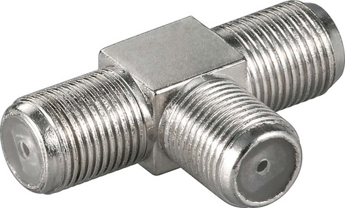 Goobay Adapter F-Kpl./2xF-Kpl. F-T-Stück 11848