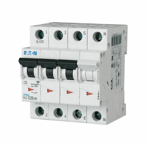 Eaton Leitungsschutzschalter 3p. 1,5A Charakt.: B FAZ-B1,5/3N