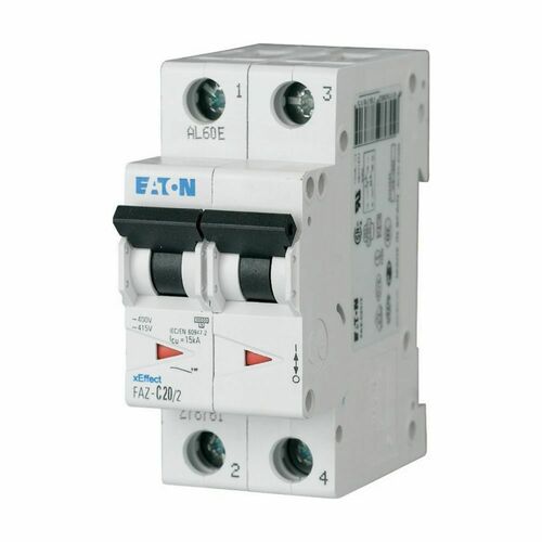 Eaton Leitungsschutzschalter 2p. 2A Charakt.: B FAZ-B2/2 Eaton Leitungsschutzschalter 2p. 2A Charakt.: B FAZ-B2/2