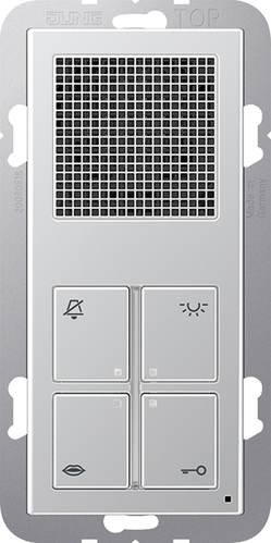 Jung Audio-Innenstation Design Standard AS+A SI 4 AD AL