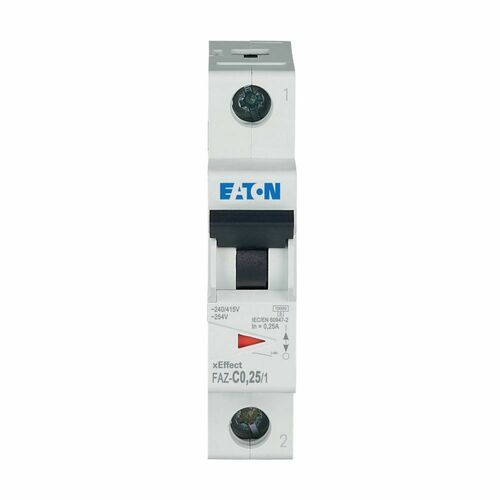 Eaton Leitungsschutzschalter 1p. 0,25A Charakt.: C FAZ-C0,25/1