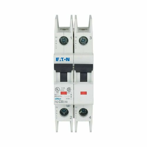 Eaton Leitungsschutzschalter 2p. 30A Charakt.: C FAZ-C30/2-NA Eaton Leitungsschutzschalter 2p. 30A Charakt.: C FAZ-C30/2-NA
