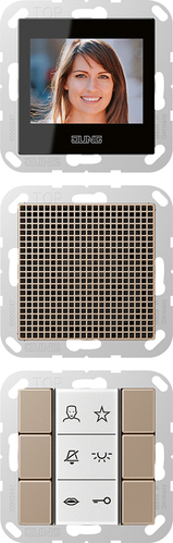 Jung Video-Innenstation m.Beschriftungsfeld SI VI A 622 CH