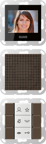 Jung Video-Innenstation m.Beschriftungsfeld SI VI A 622 MO