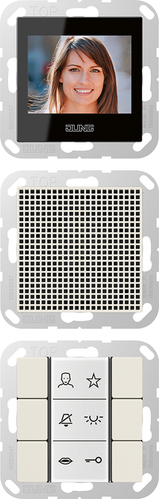 Jung Video-Innenstation m.Beschriftungsfeld SI VI A 622 W