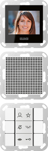 Jung Video-Innenstation m.Beschriftungsfeld SI VI A 622 WW