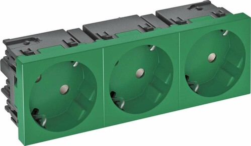 OBO Bettermann Vertr Steckdose 33 Grad, 3-fach Schutzkontakt,Con.45 STD-D3SC MZGN3 OBO Bettermann Vertr Steckdose 33 Grad, 3-fach Schutzkontakt,Con.45 STD-D3SC MZGN3