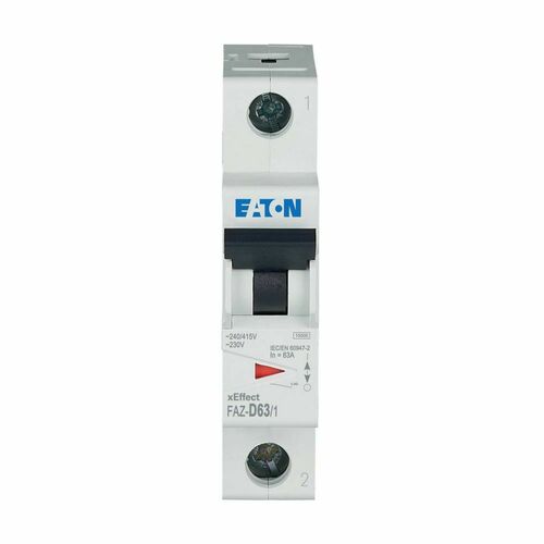 Eaton Leitungsschutzschalter 1p. 63A Charakt.: D FAZ-D63/1