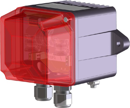 FHF Funke+Huster Fernmeldesignalkombination TwinLED 24VDC rt