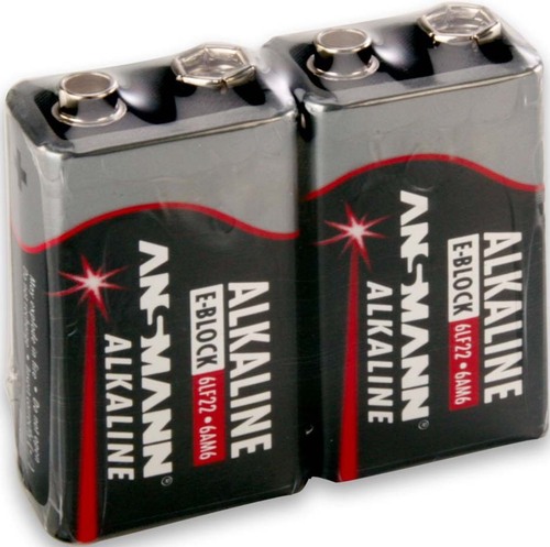 Ansmann Batterie 9V Block Red Alkaline 5015591 Shr (VE2)