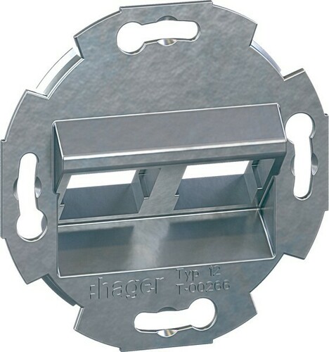 Tehalit Montagerahmen für 2 RJ45 Module GMDM122