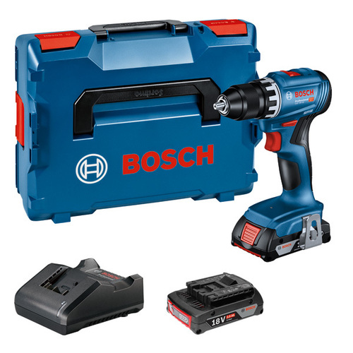 Bosch Power Tools Akku-Bohrschrauber, 2 x Ak 18V 2.0Ah, L-BOXX136 06019K3203