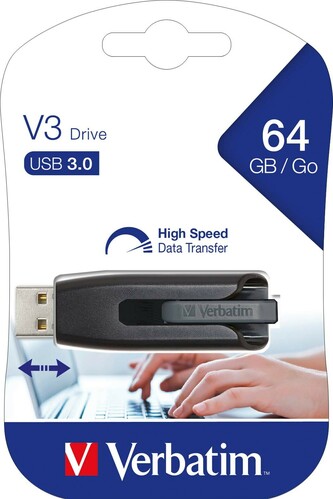 Verbatim USB-Stick 64GB 3.0 Ultra Speed 533x VERBATIM 49174